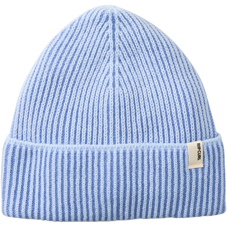 2025 Rip Curl Da Donna 2 Tone Ribbed Reg Beanie 06RWHE - Blue